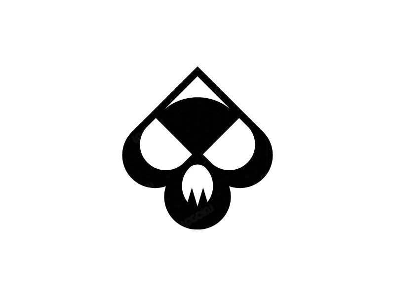 Skull Spade Logo