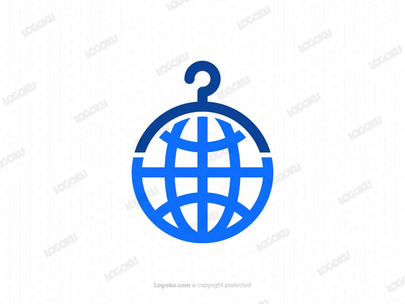 Logo du globe suspendu