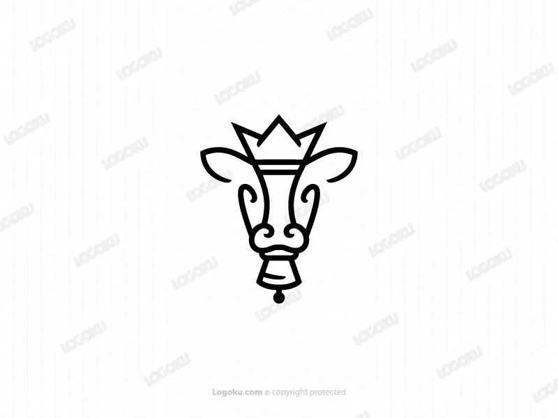 Logotipo De La Reina Vaca Negra