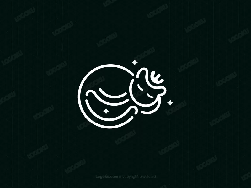 Sleeping Cat Logo