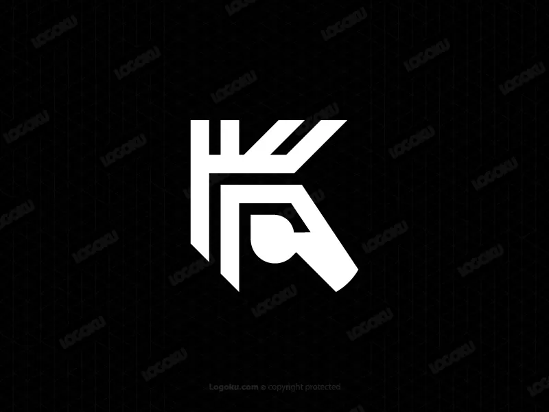 Logotipo De Caballo Letra K