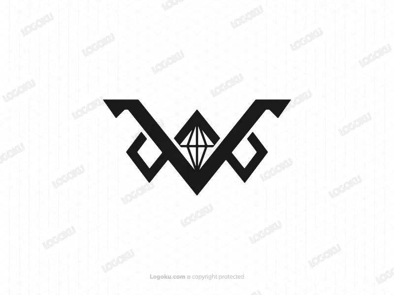 Logotipo Nórdico V Diamante