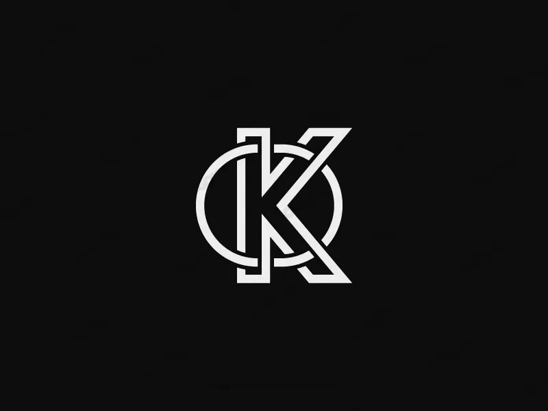 Logotipo De La Letra Inicial K