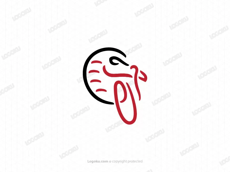 Logotipo De Pavo Pájaro