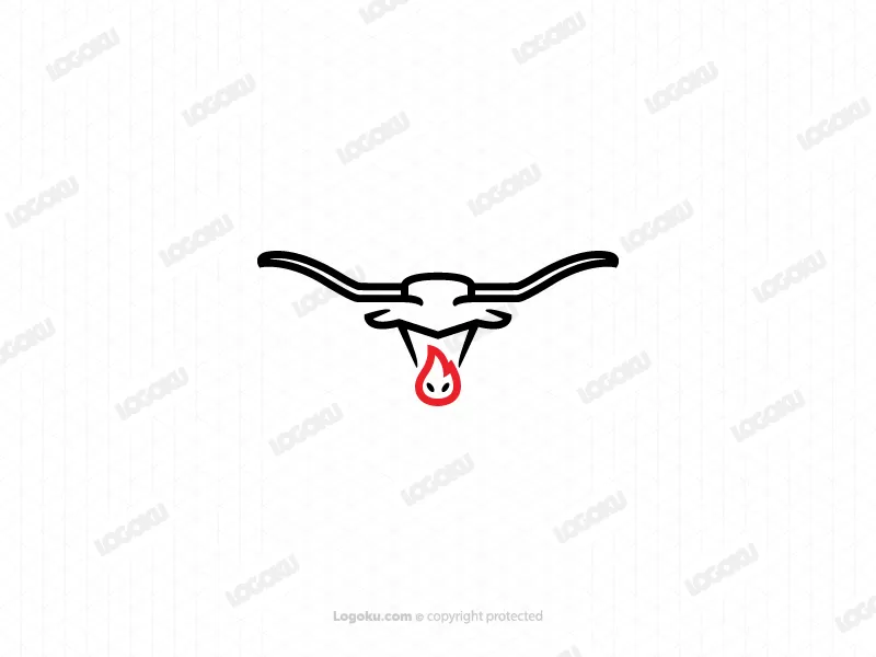 Logo Longhorn pour barbecue