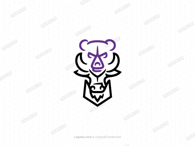 Bären- und Bison-Logo