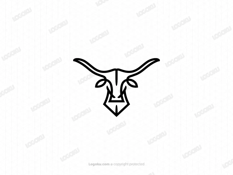 Einfaches Longhorn-Logo