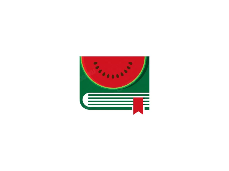 Logotipo Del Libro De Sandía
