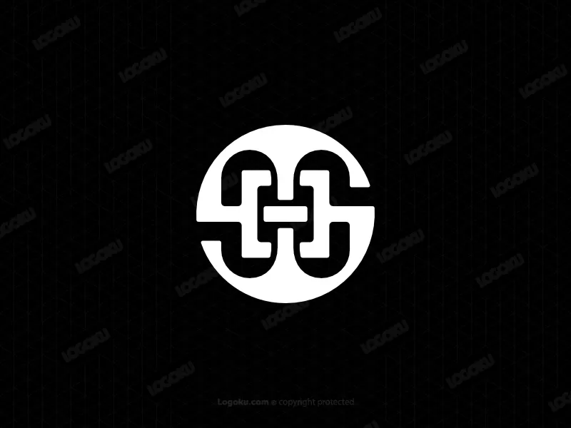 Letter S Square Iconic Identity Logo