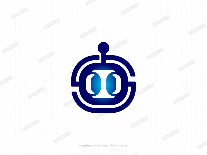 Logotipo De Tecnología De Bot De Letra S 