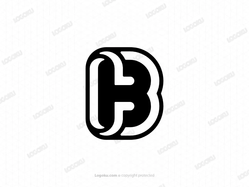 شعار مميز للهوية الأولية للحرف Bc