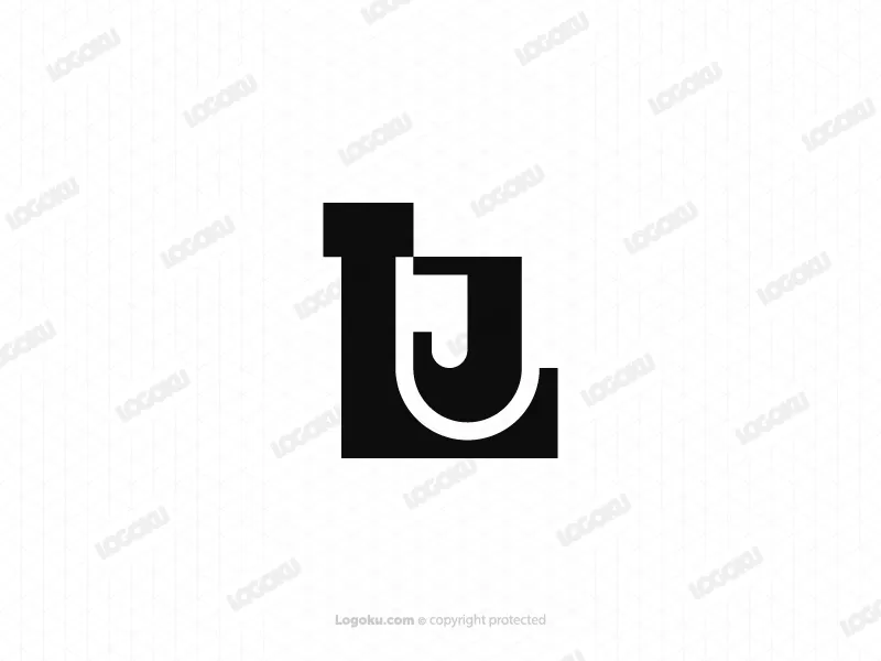 Modernes Logo Mit Dem Buchstaben Lj