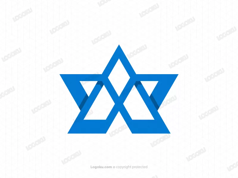 Letters Am Monogram Logo