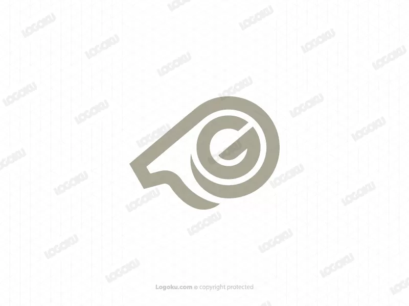 Logotipo De Cabra De Letra G Moderna