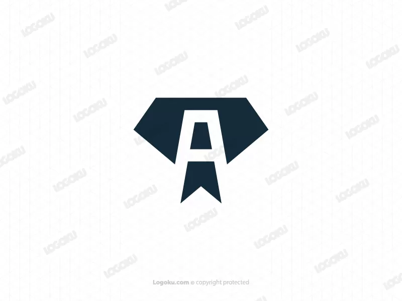 Diamond Letter A Or T Logo