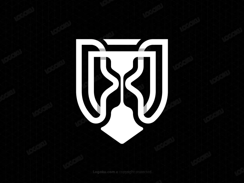 Hourglasses Shield Logo 