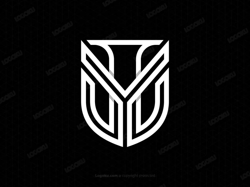 Letter Y Shield Logo