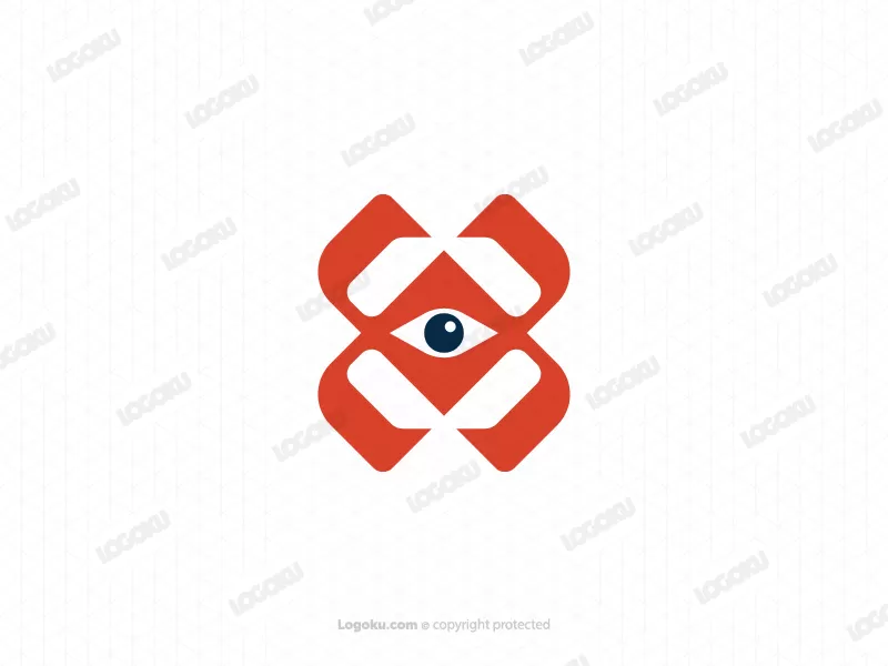 Letter Bb Or Wm Eye Logo