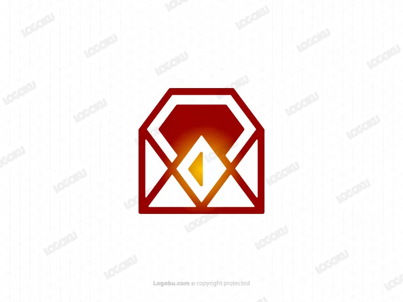 Logo De Diamant De Couronne