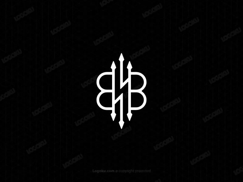 Initial Bs Sb Trident Logo