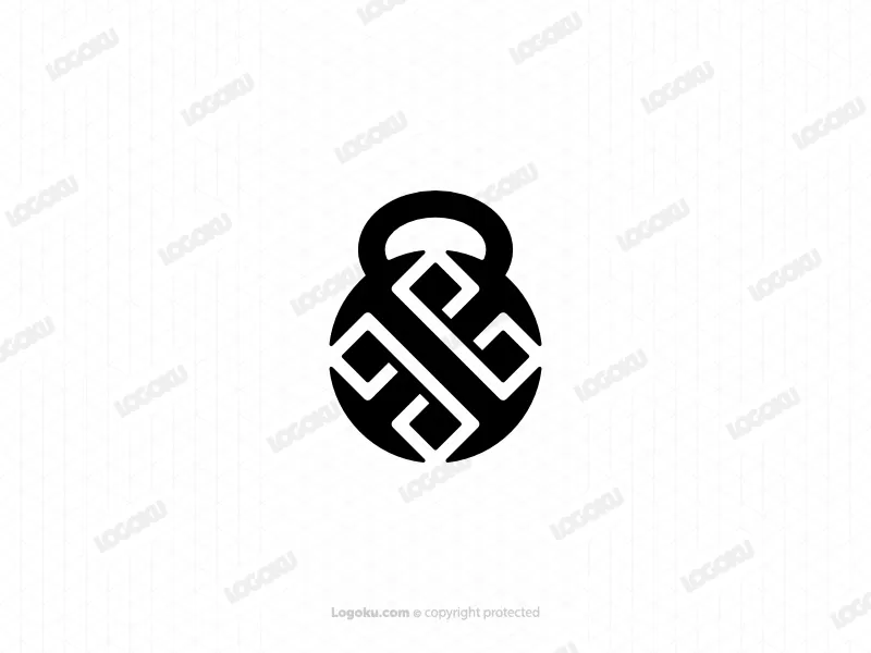 Logotipo De Pesa Rusa Letra H