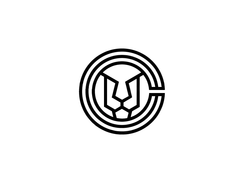 Logo Lion Lettre C