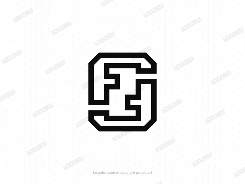 Geometrisches Logo Ff Oder Z
