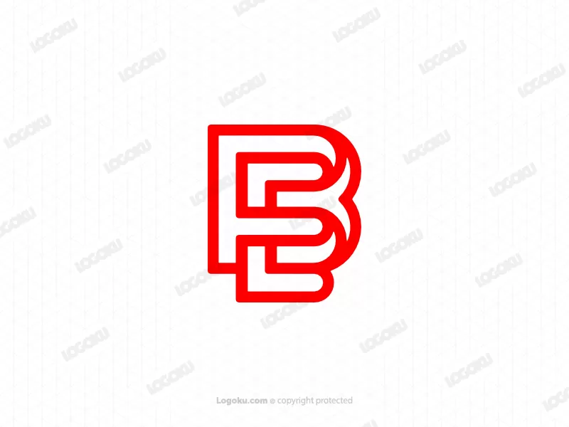 Buchstabe Be Eb Logo
