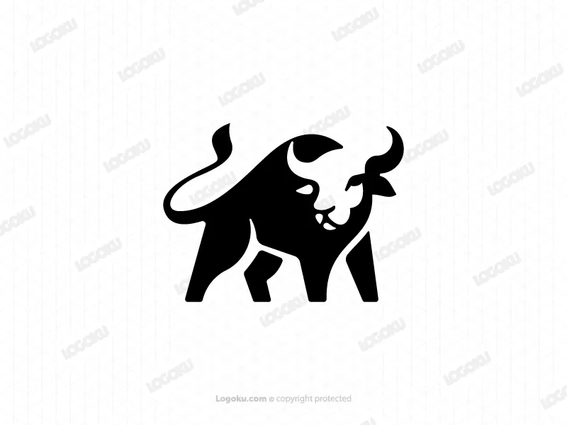 Bull Negative Space Logo