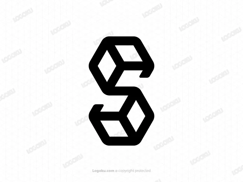 Letter S Twin Box Logo