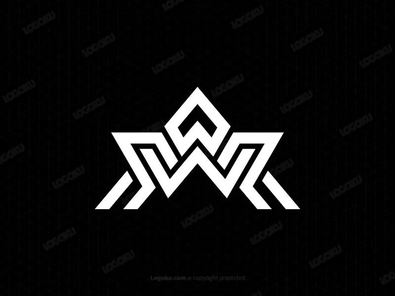 Einzigartiges Aw Wa-logo