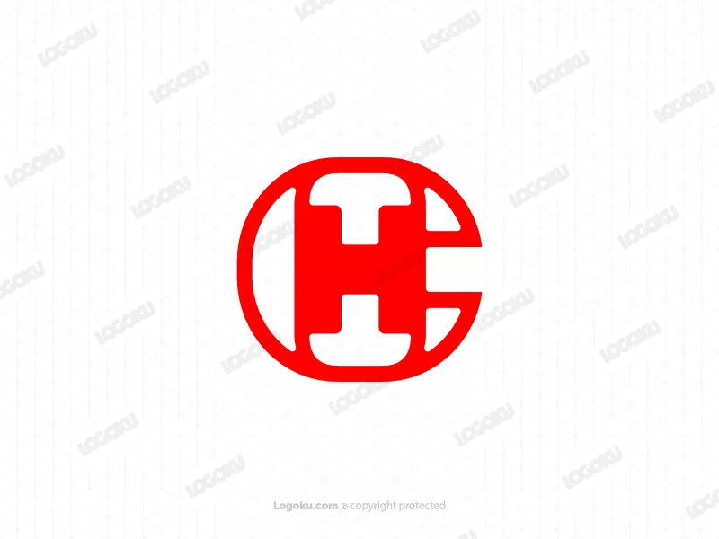 Ch-buchstabe Hc, Anfangsbuchstaben, Ikonisches Logo