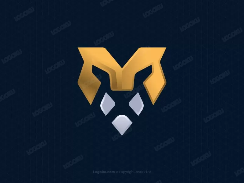 Lion Lettre M Tech Logo