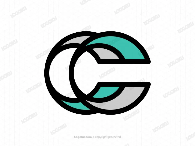 Lettre C Logo Moderne Simple
