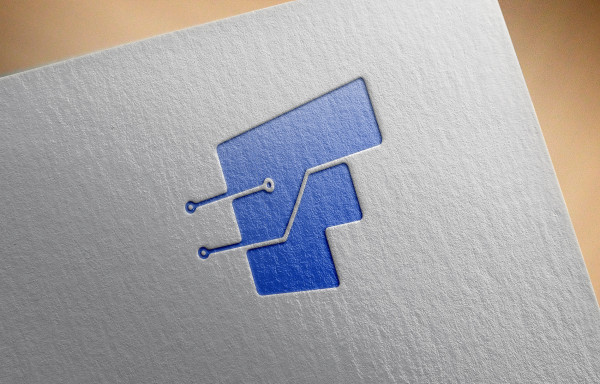 Letter F Technology Logo