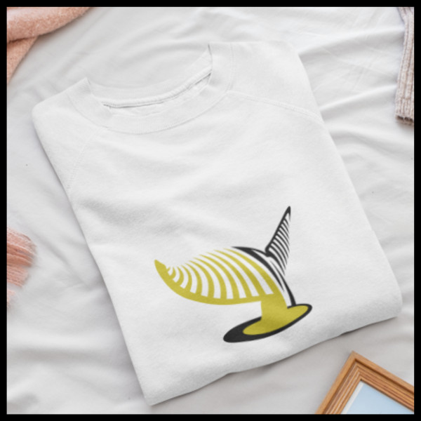 Modern Whale Tail Logo