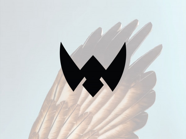 Logo Letter W Eagle 