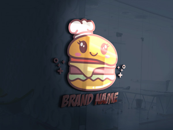 Logotipo lindo de Burger