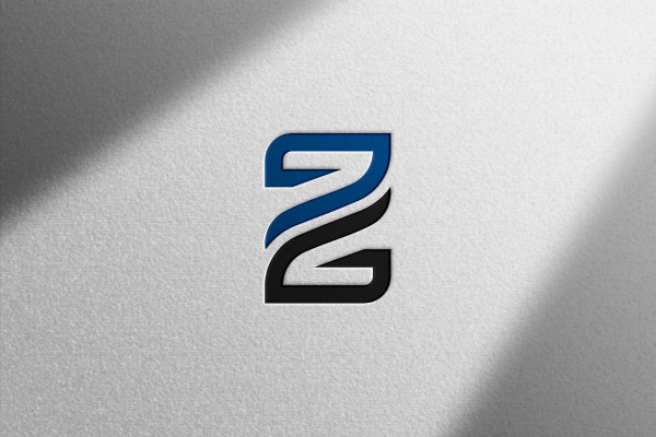 شعار Z أو Pg Ambigram شعار