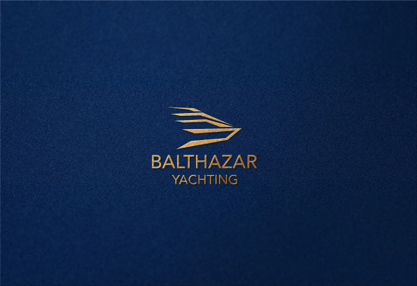 Logotipo  de barco de crucero abstracto