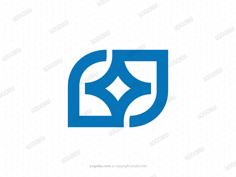 Ambigramma Lettera J Logo Stella