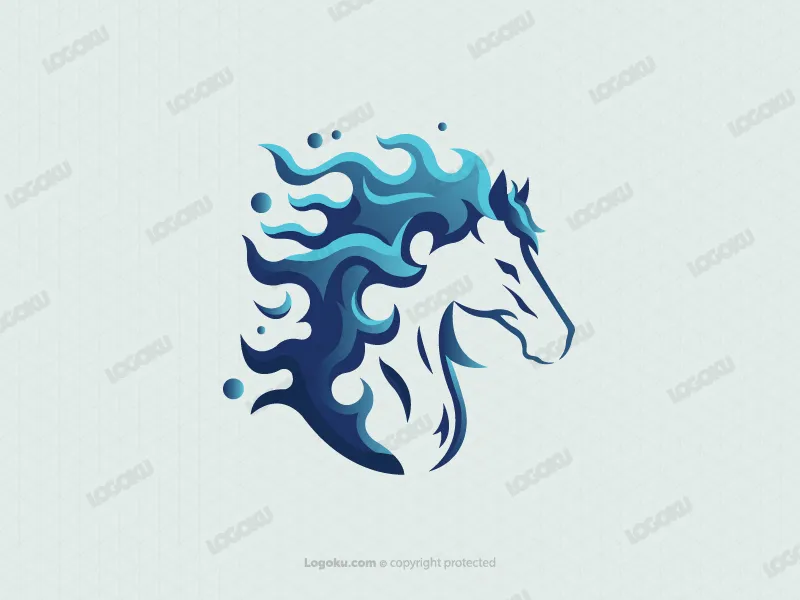 Cavallo Di Fuoco Blu