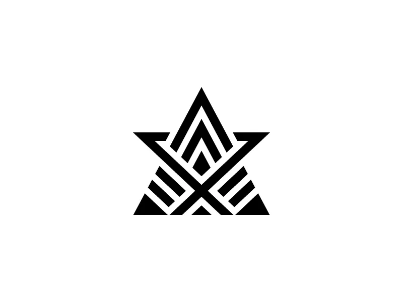 Logo Mit Dem Buchstaben Ax Oder Xa