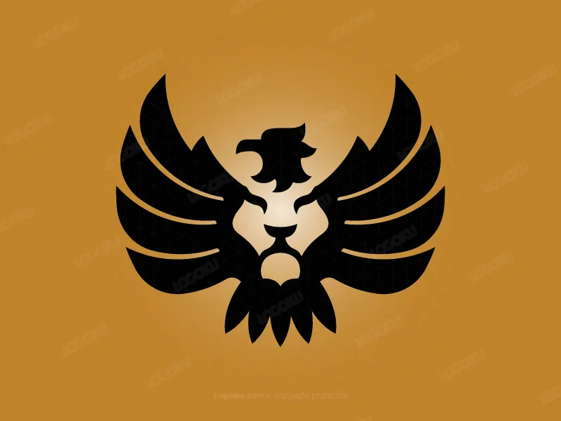 Adler- Und Löwengesicht-logo