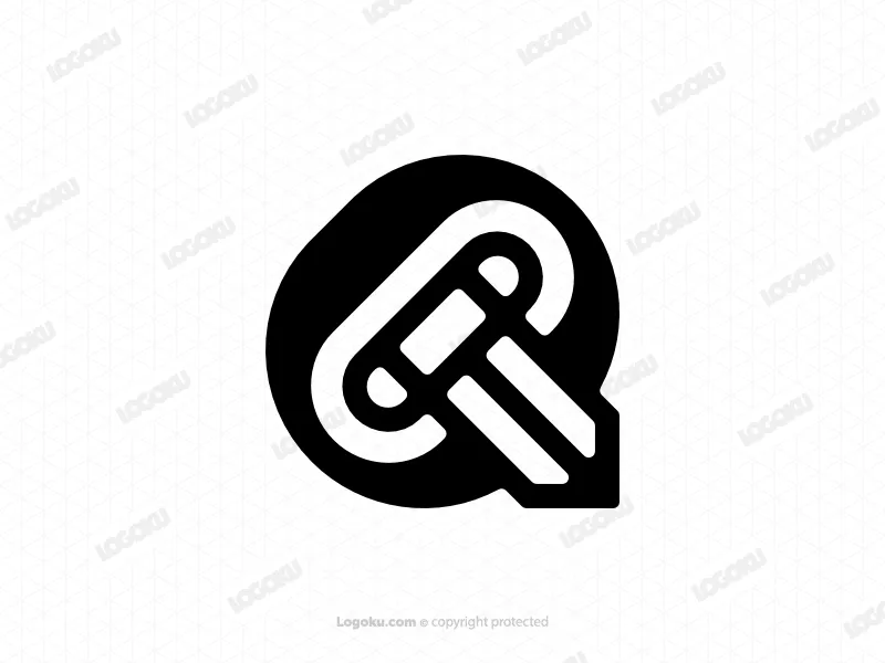 Buchstabe O Bleistift Schreibwaren Werkzeug Monogramm Logo