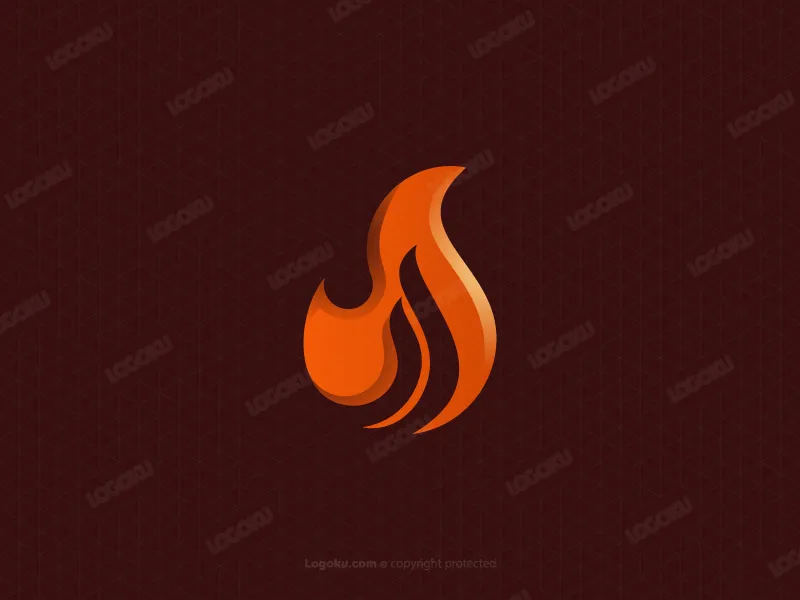 Elegantes Fire Phoenix Markenlogo