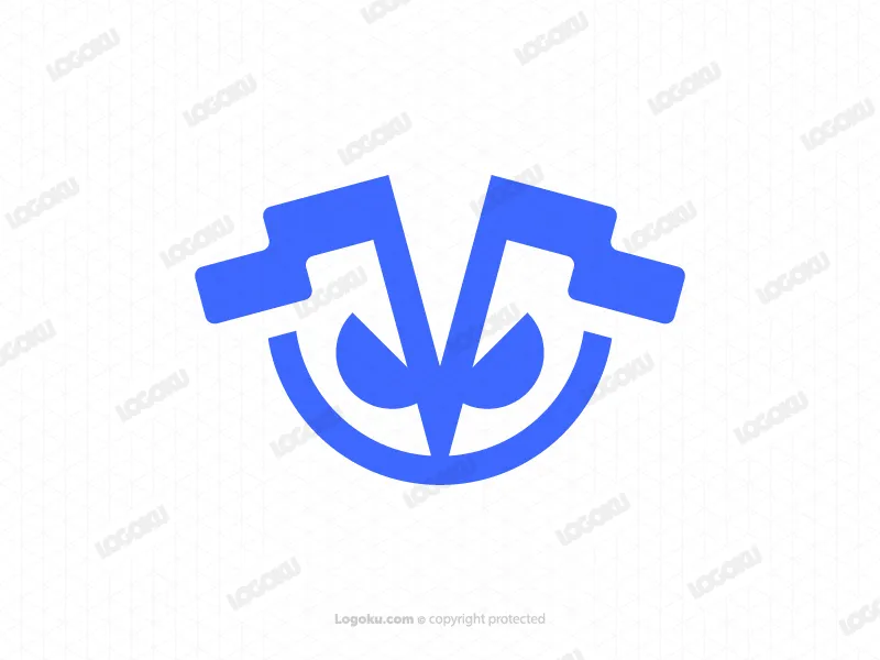 Bandiera Gufo Logo Semplice