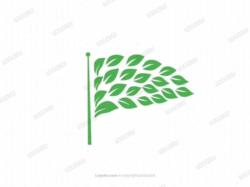Bandiera Della Vittoria Della Natura