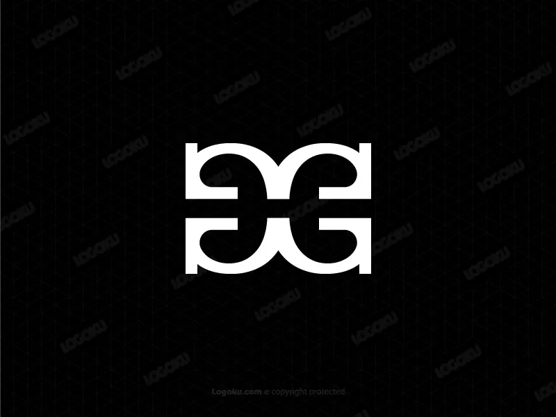 Ambigramma Iniziale Gg Mw Mm Logo