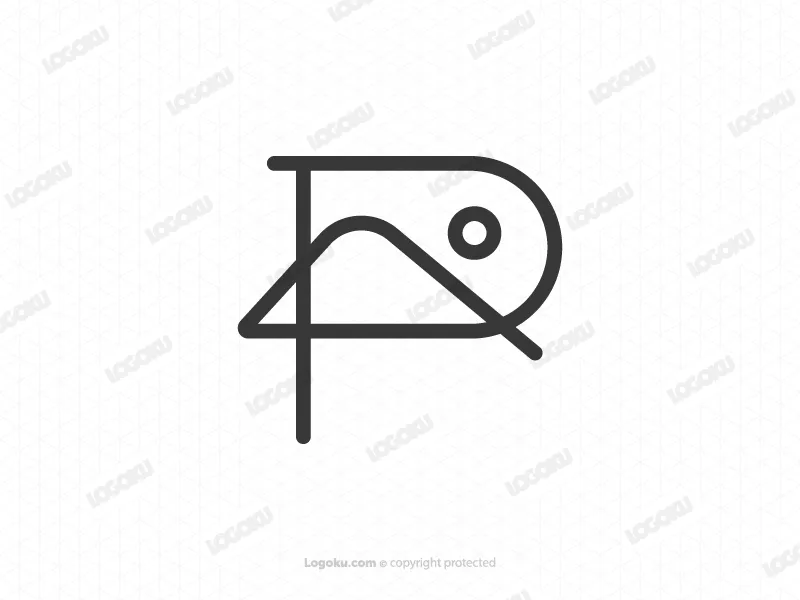 Logo Des Berges Mit Dem Buchstaben P